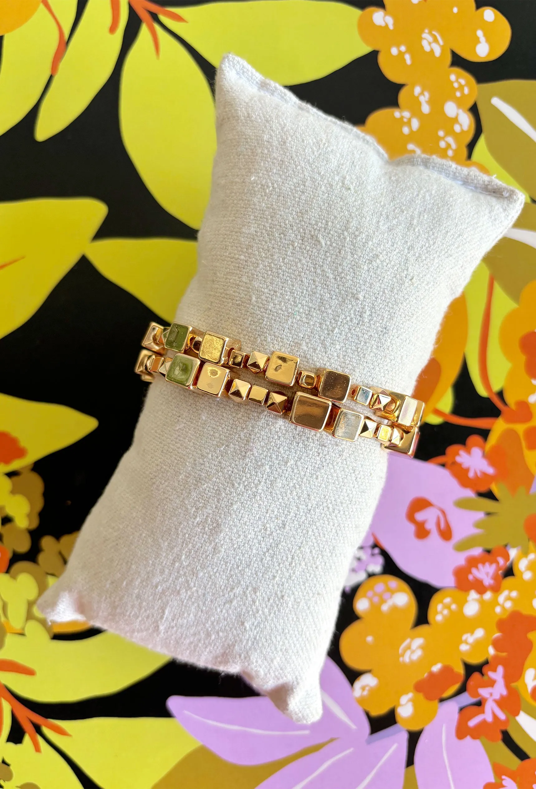 No Regrets Bracelet Set in Gold