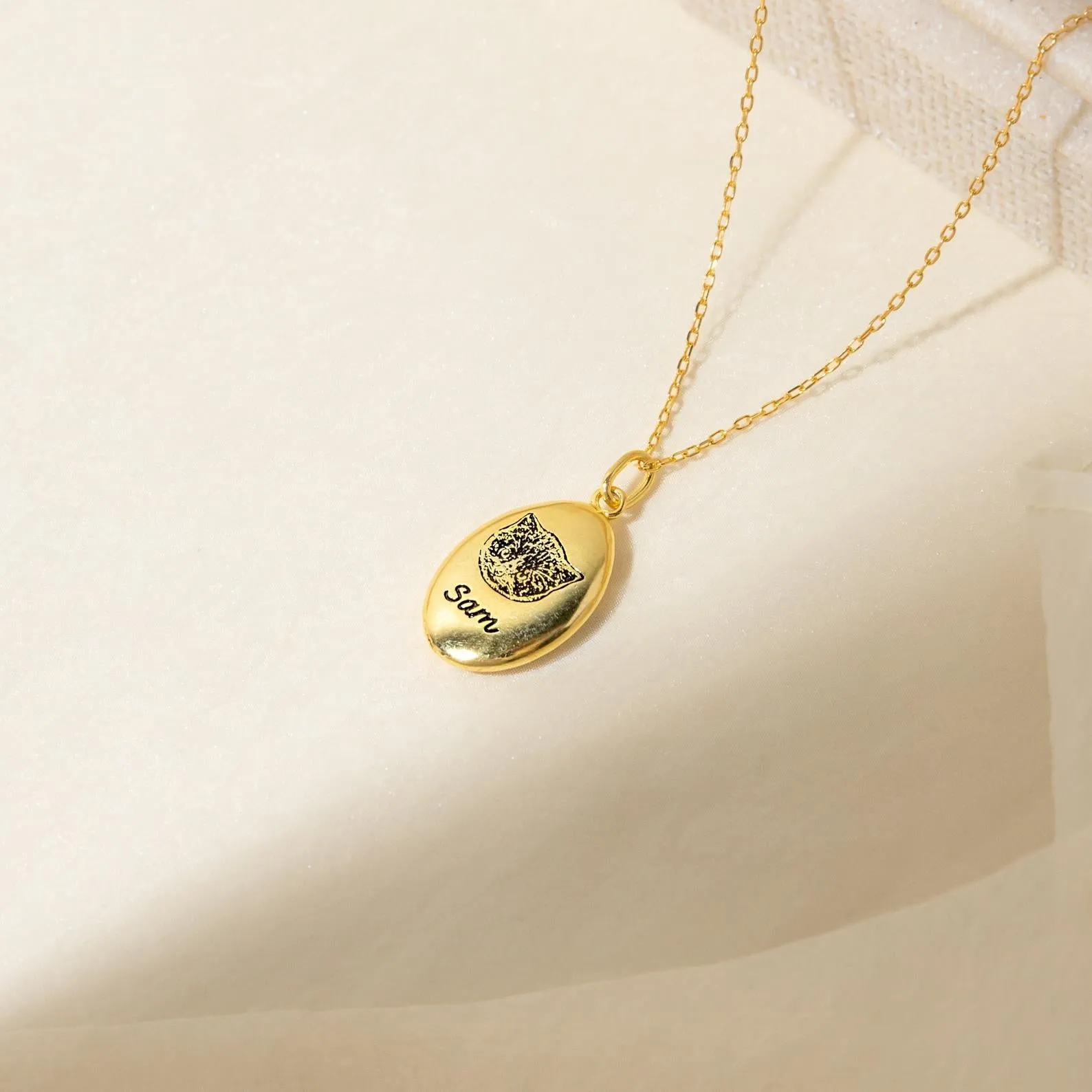 Oval Pet Necklace