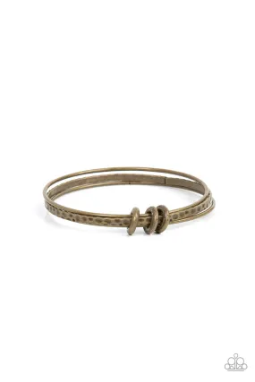 Paparazzi Bauble Bash - Brass Bangle