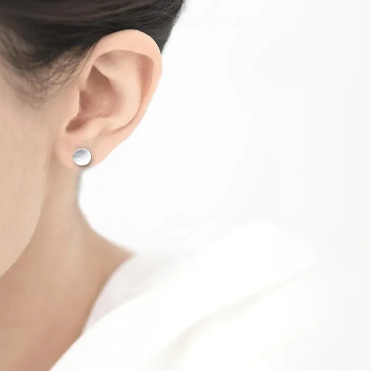 Petite Curl Dot Ear Studs