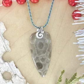 Petoskey Stone Pendant Necklace