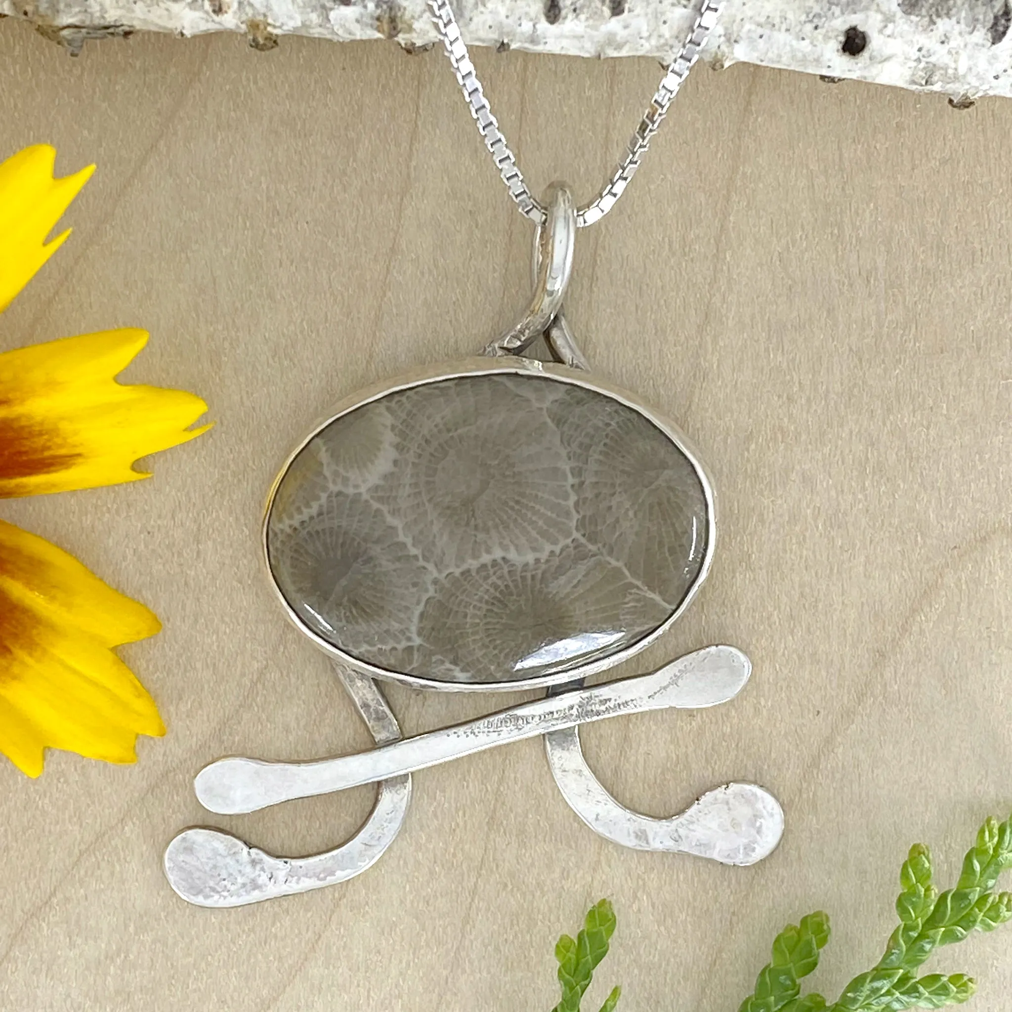 Petoskey Stone Pendant Necklace