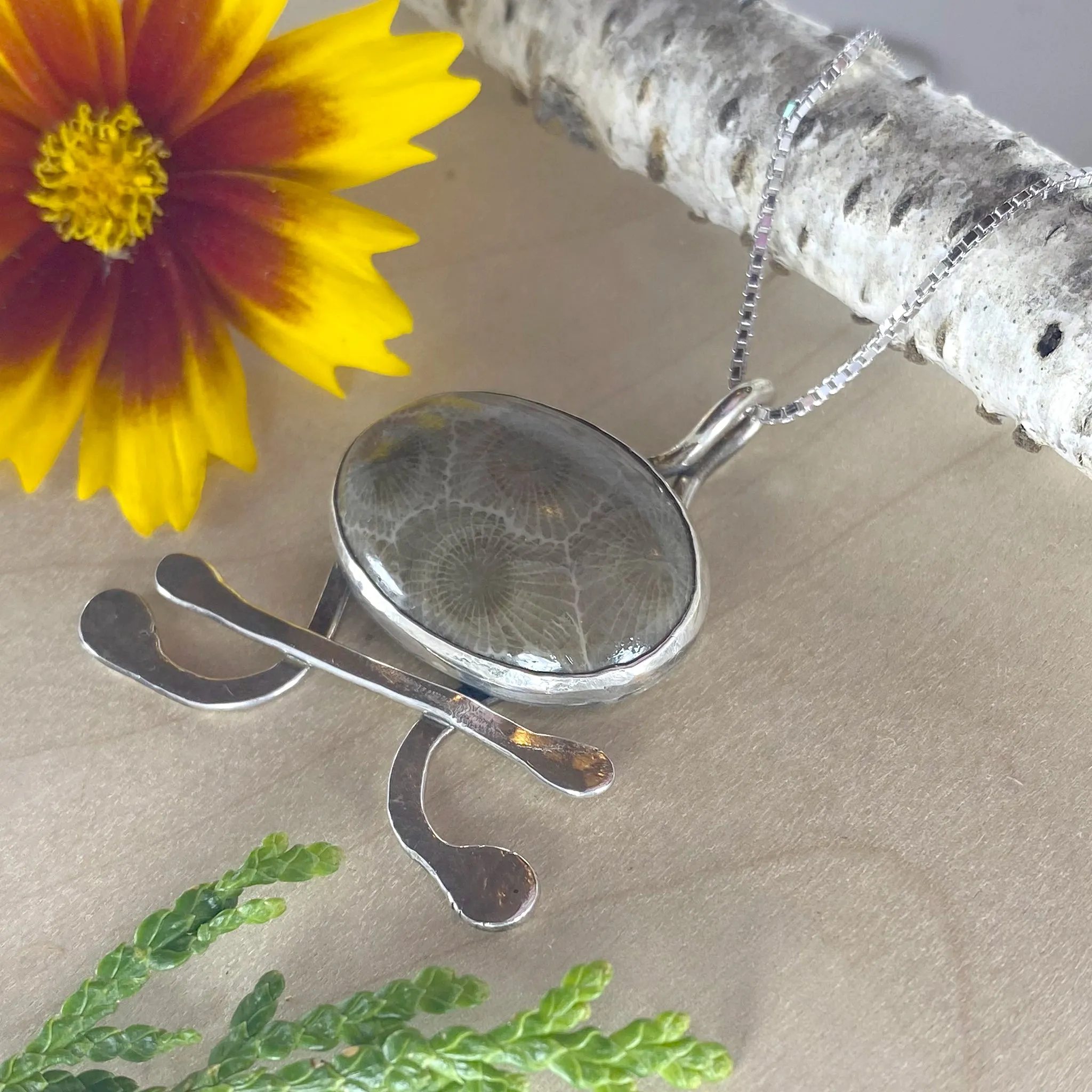 Petoskey Stone Pendant Necklace