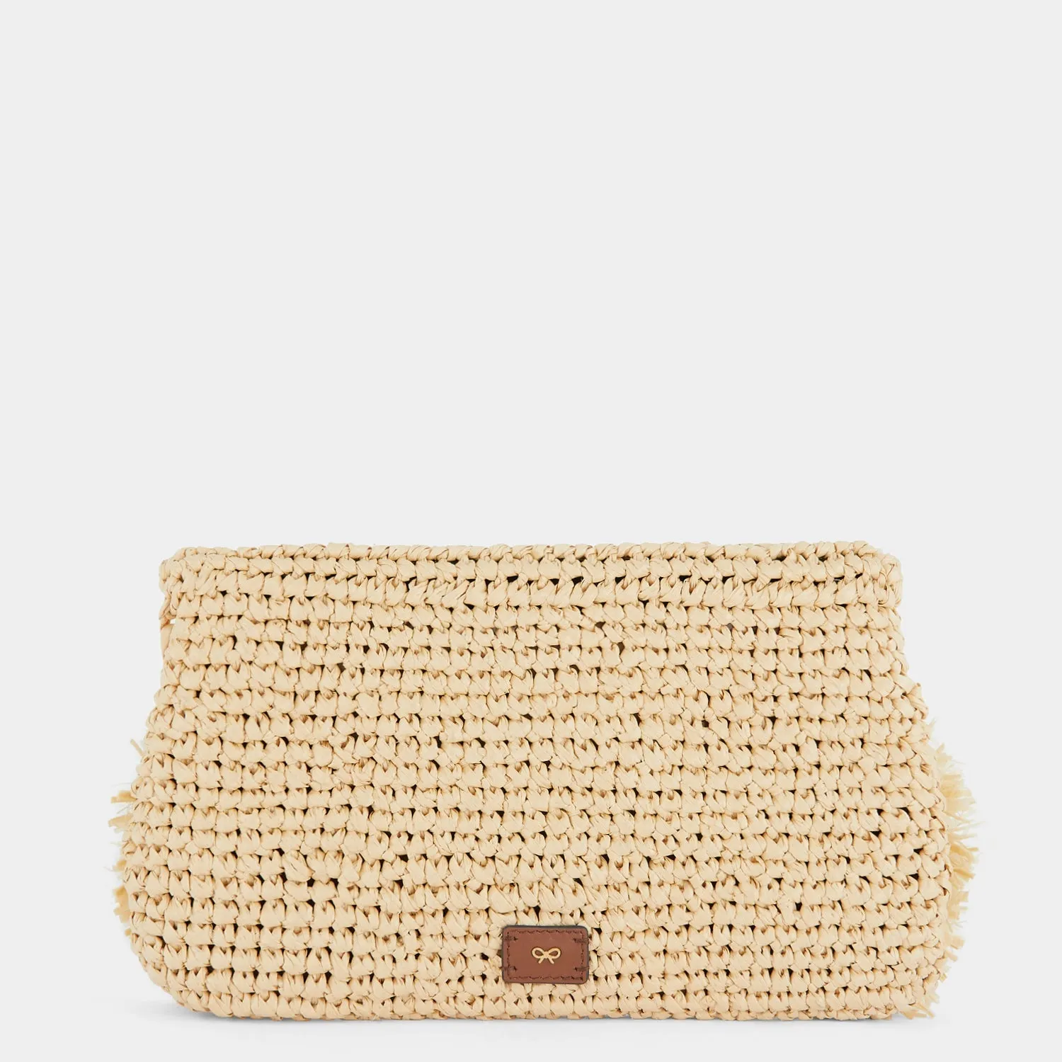 Raffia Bow Clutch