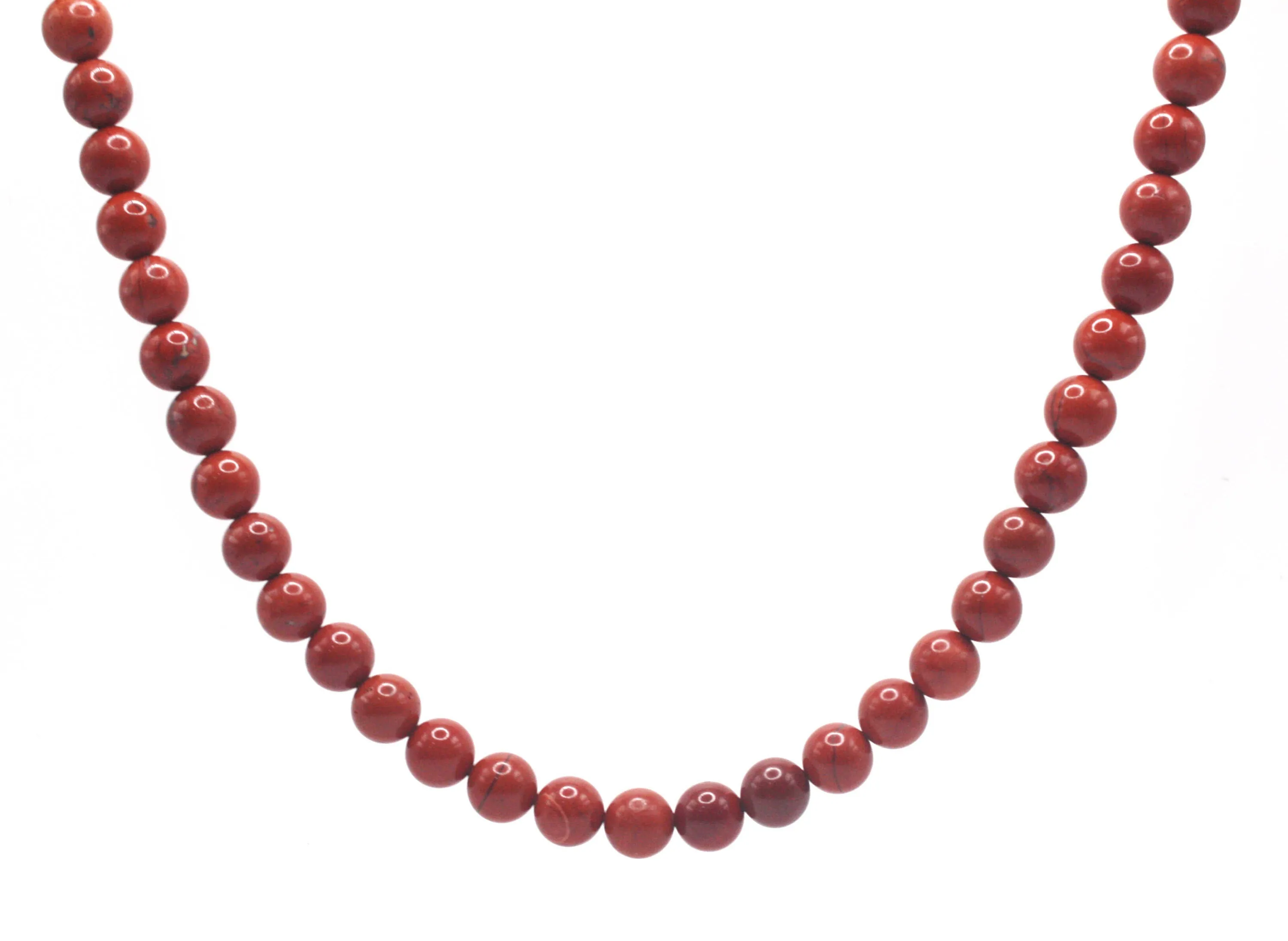 Red Jasper Necklace - Red Jasper Crystal Jewelry - Necklaces for Women/Men - Beaded Red Jasper Stone Choker Jasper Jewelry