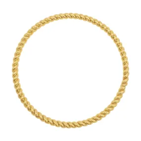 Rope Bangle Bracelet gold