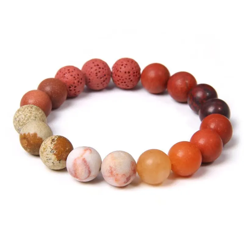 Sun Lucky Stone Charm Bracelets,Astrology Lucky Charm,Natural Stone Planets-i7bags