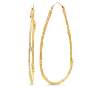 Tear drop Willow Hoops