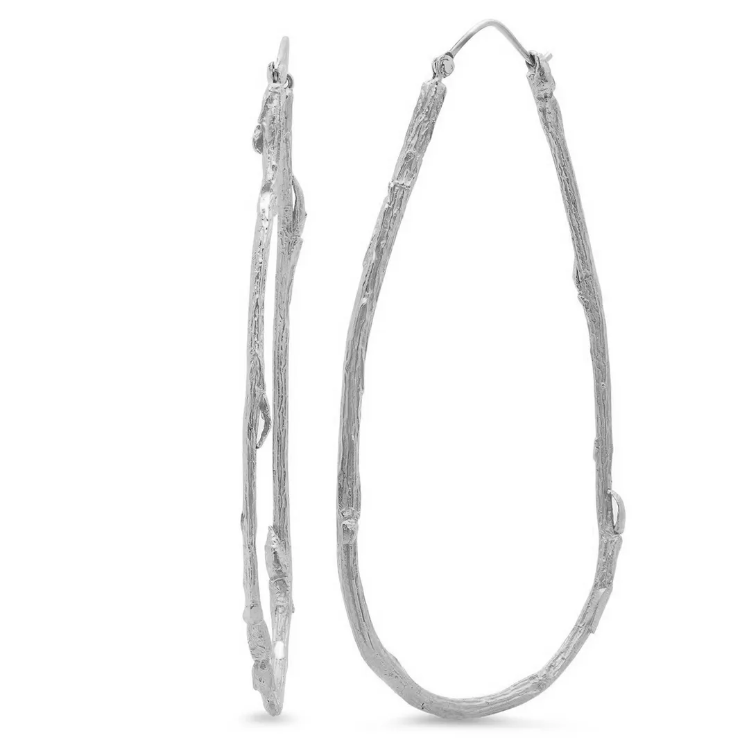 Tear drop Willow Hoops