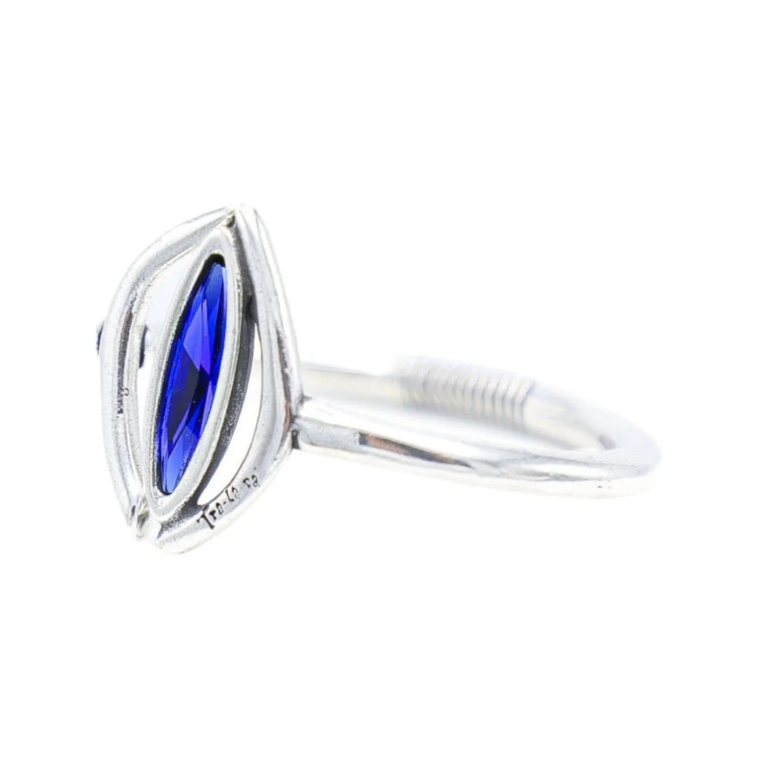 TRA-LA-RA BLUE NAVETT CUFF BRACELET