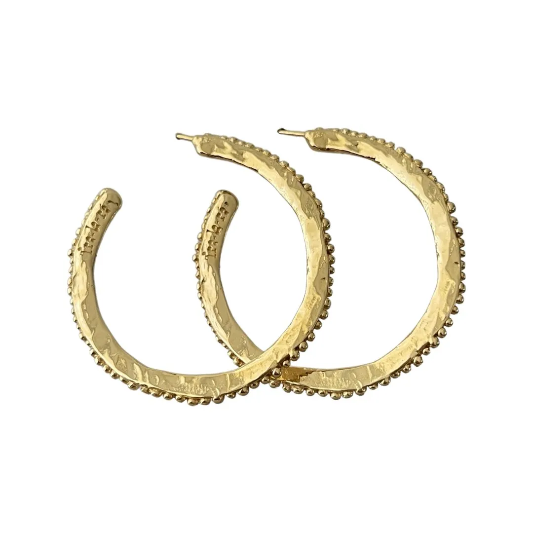 TRA-LA-RA GRECIA HALF HOOP EARRINGS