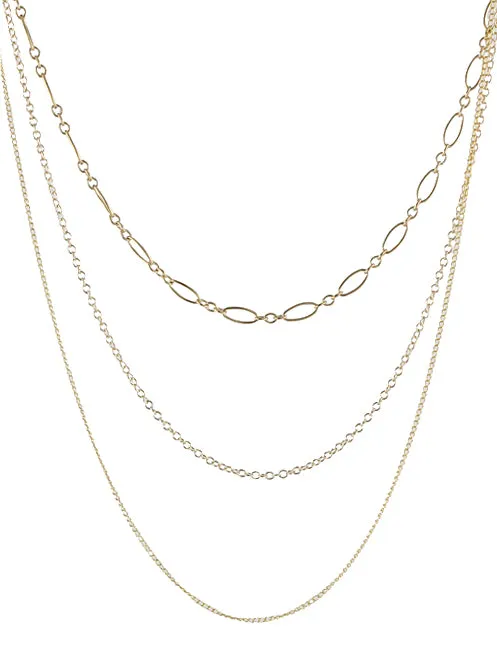 Triple Chain Necklace