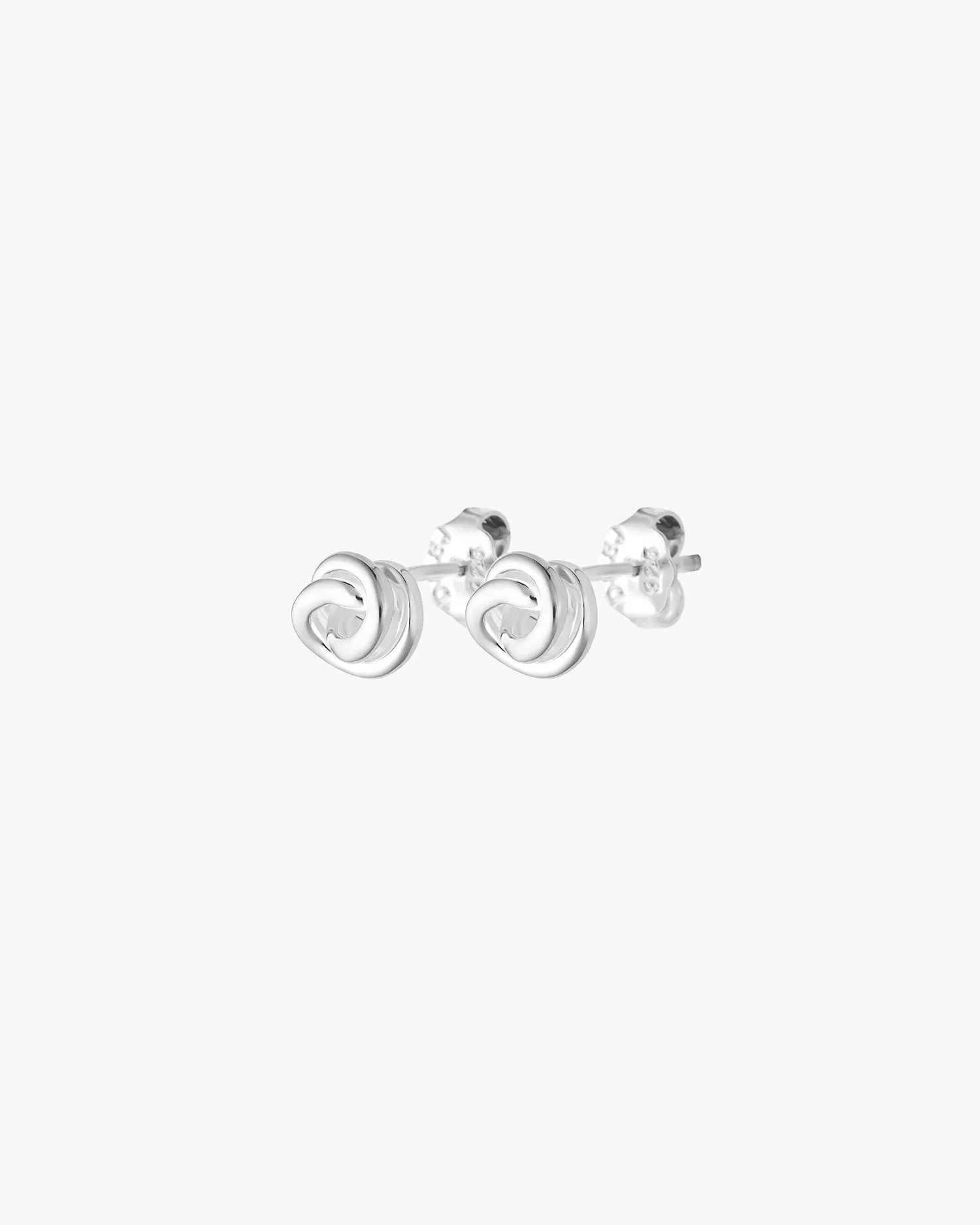 Unity drop studs silver