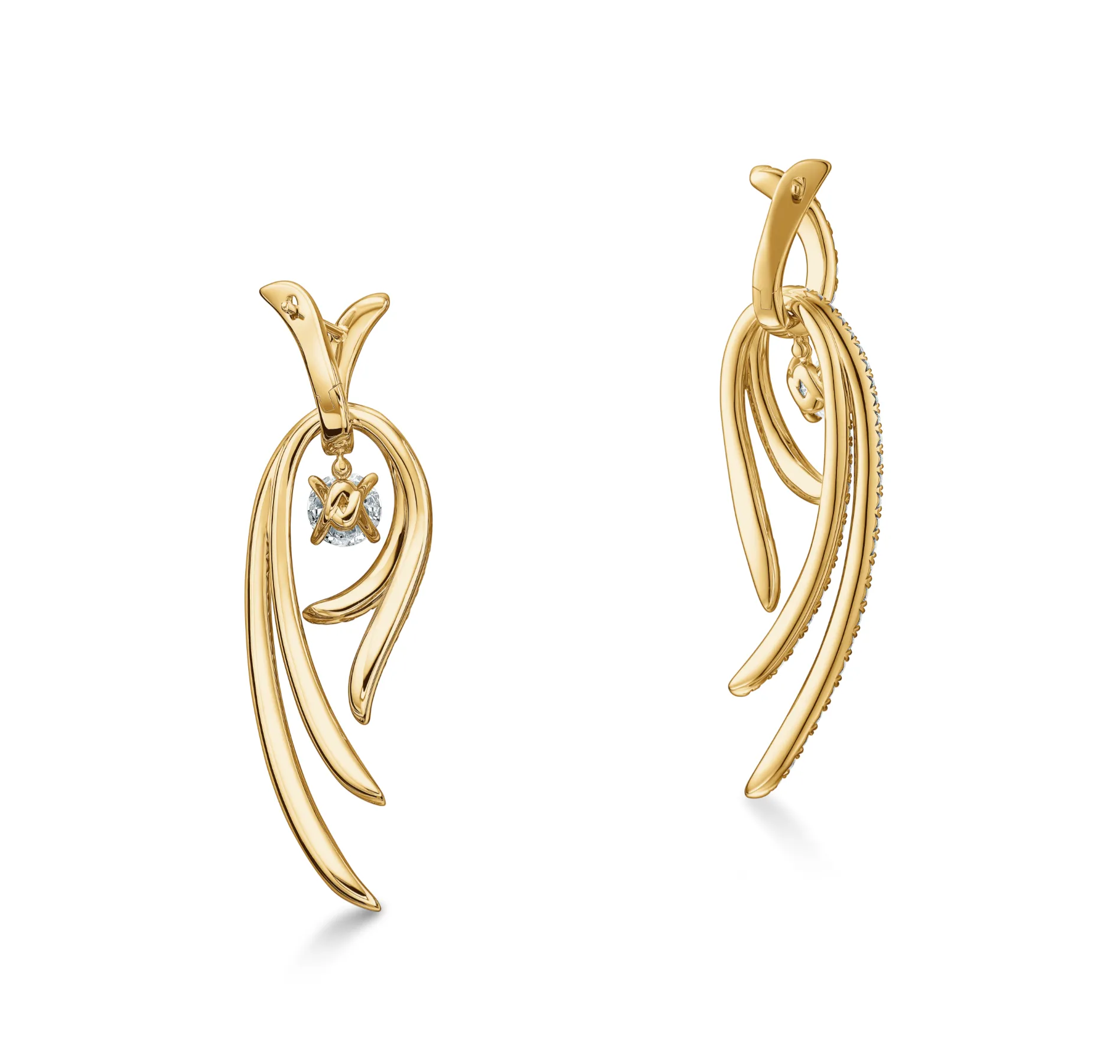 Vela Twisted Drop Earrings (large)