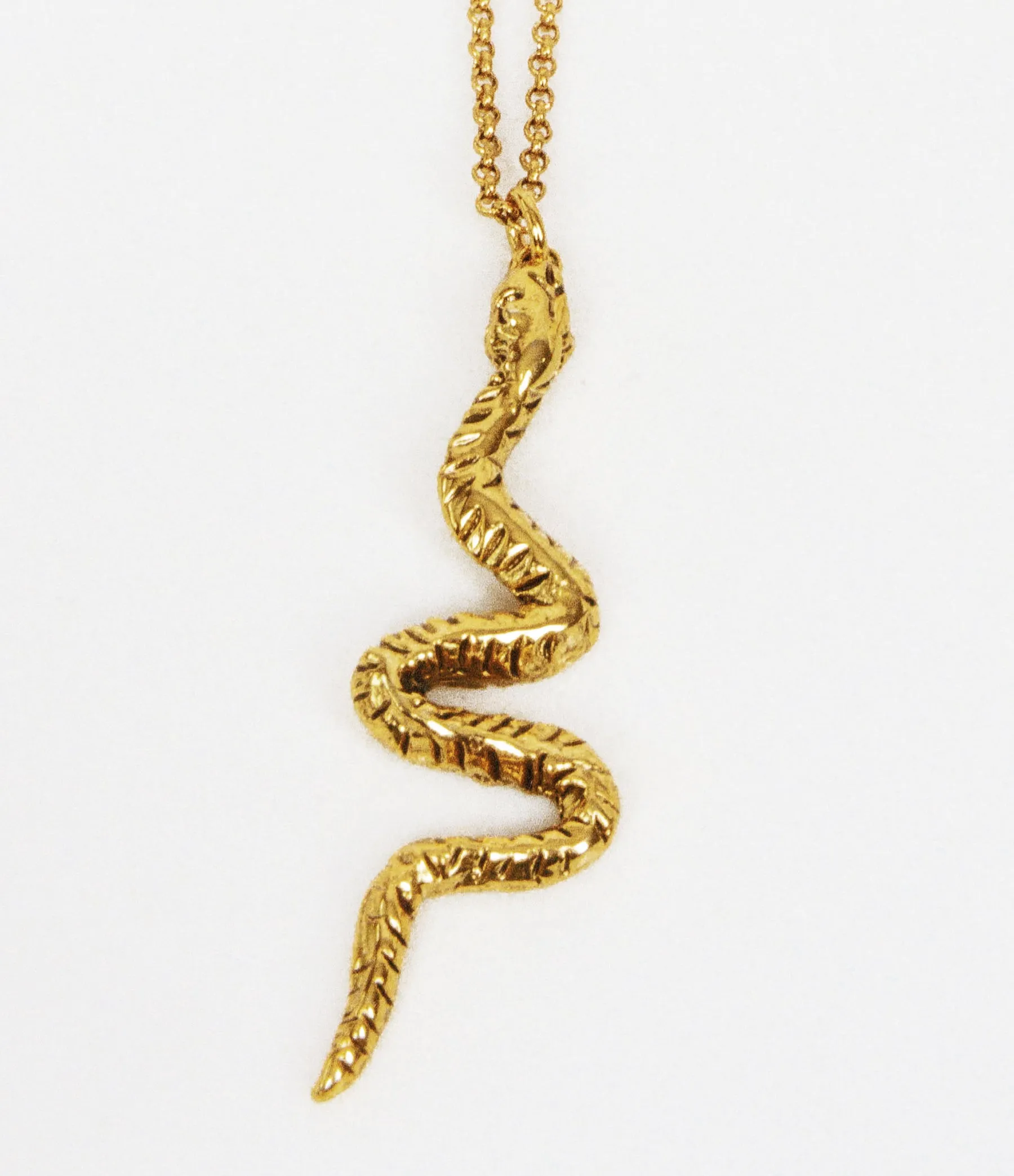 Vertical Snake Necklace