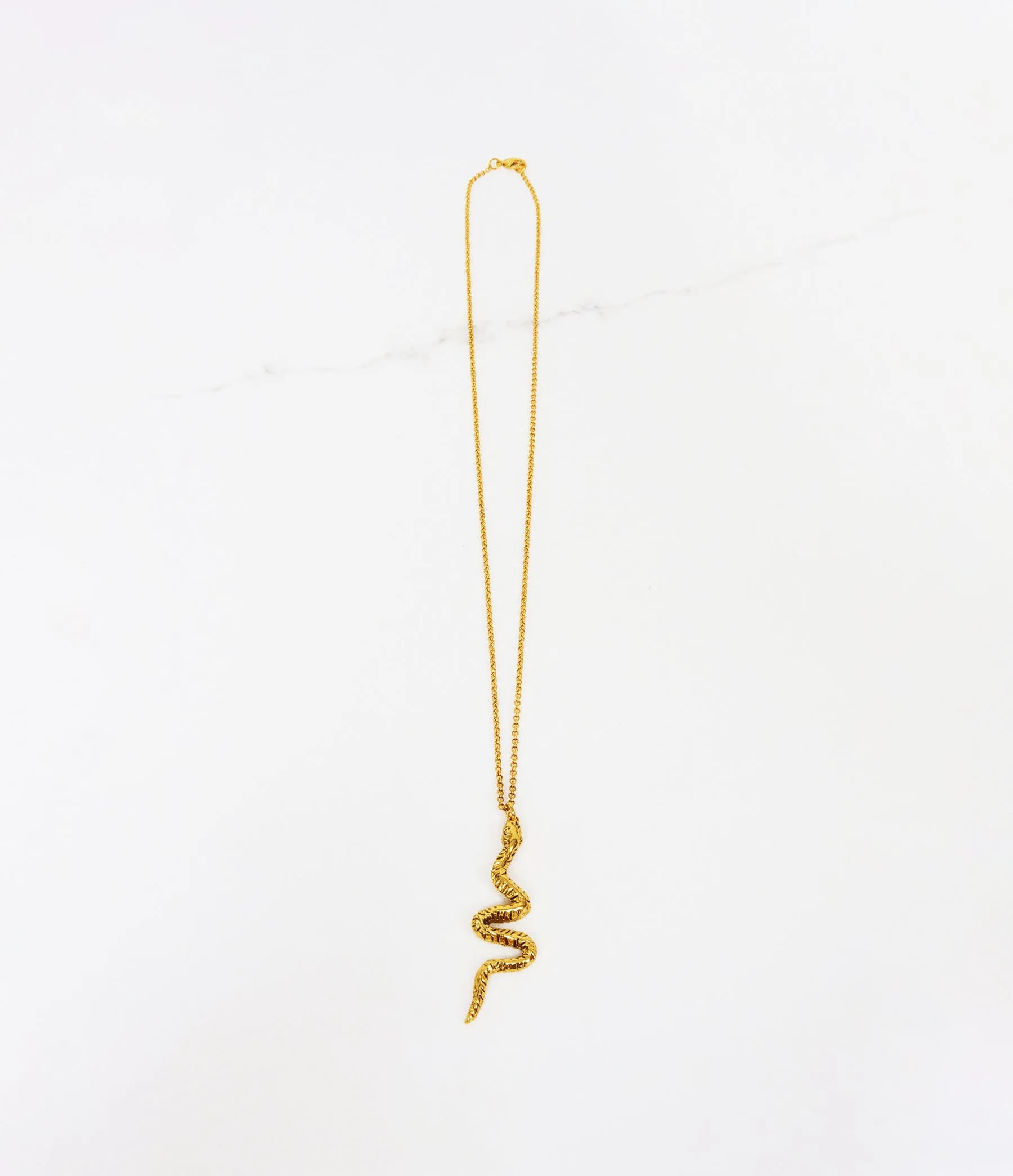 Vertical Snake Necklace