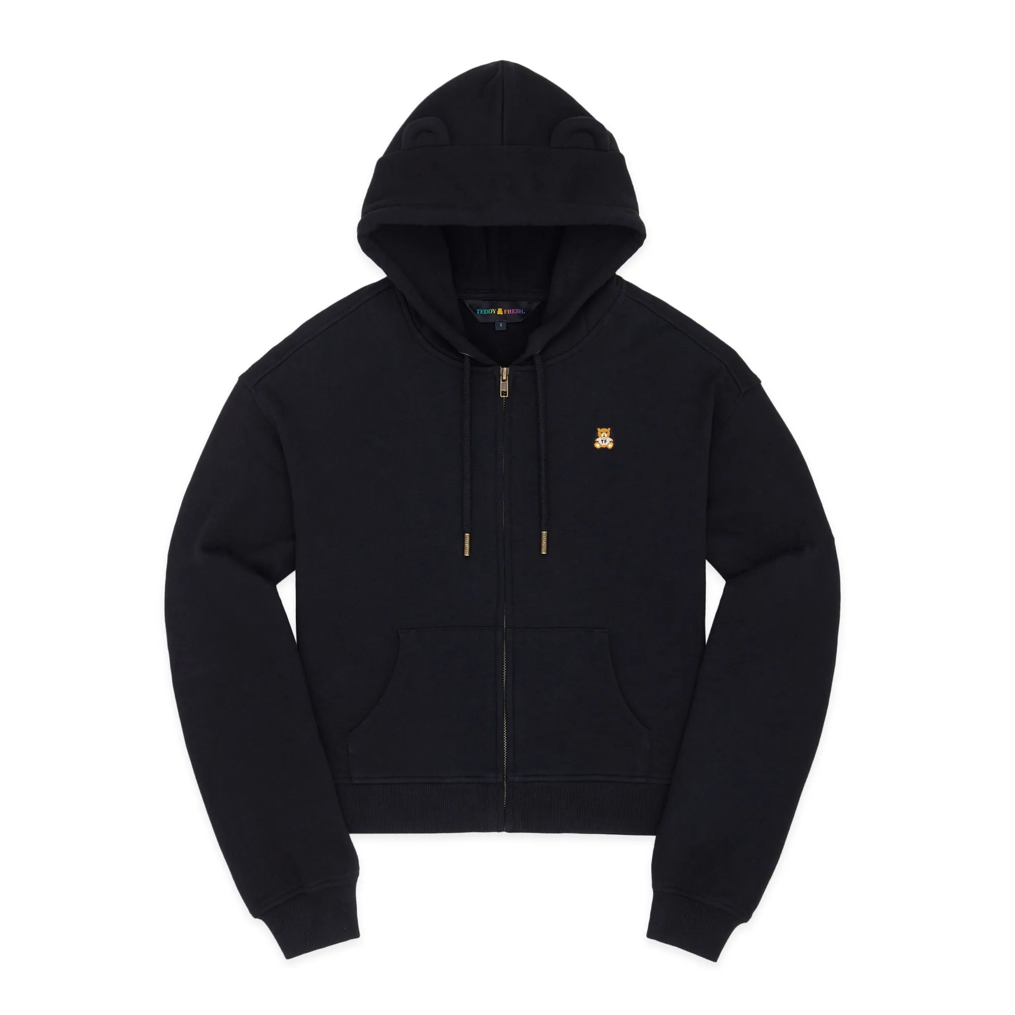 Women's Classic Bear Ear Zip Hoodie