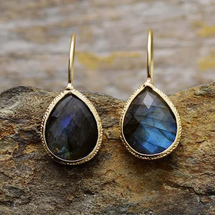 Yuriyawi Labradorite Drop Earrings